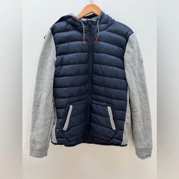 Allview Men’s Coat Concept Puffer Zip Hoodie NWOT Down fill